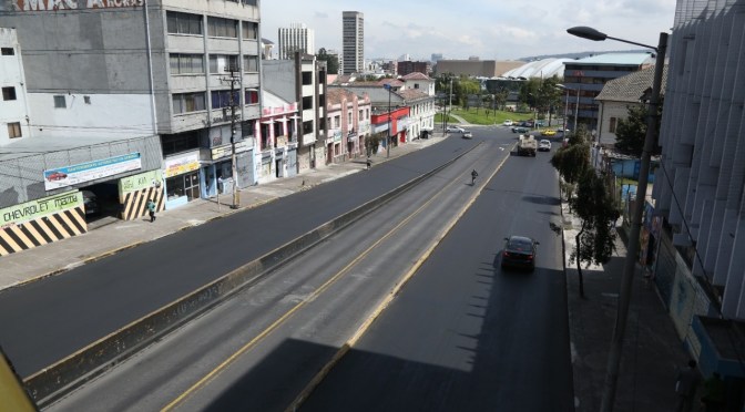 FINALIZÓ LA REHABILITACIÓN DE LA AVENIDA GRAN COLOMBIA EN EL CENTRO NORTE DE QUITO