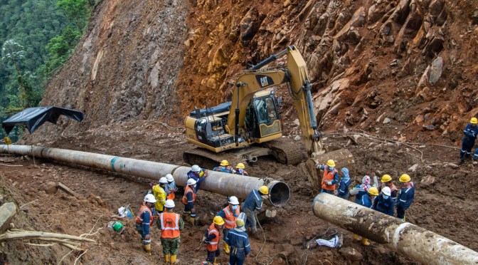 <strong>SE REINICIA LAS OPERACIONES DE TRANSPORTE DE CRUDO POR EL SISTEMA DE OLEDUCTO TRANSECUATORIANO (SOTE)</strong>
