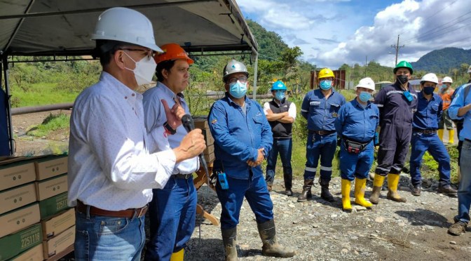 <strong>MINISTRO DE ENERGÍA SUPERVISÓ LAS OBRAS EN LOS OLEODUCTOS</strong>