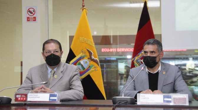 <strong>COMISIÓN INTERINSTITUCIONAL DE SEGURIDAD ENTRE EL&nbsp; MINISTERIO DE GOBIERNO Y EL MUNICIPIO DE QUITO SE REUNIERON </strong><strong></strong>