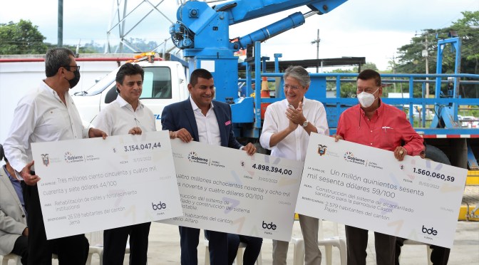 MÁS DE 30 MILLONES DE DÓLARES INVIERTIRÁ EL GOBIERNO EN OBRAS ELÉCTRICAS PARA LOS CANTONES MANABITAS