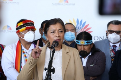 «HARÉ RESPETAR LA INSTITUCIONALIDAD DE LA PRIMERA FUNCIÓN DEL ESTADO» DIJO LA PRESIDENTA DE LA ASAMBLEA