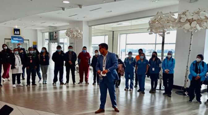 MSP PRESTÓ ASISTENCIA A LOS ECUATORIANOS QUE LLEGRON DESDE UCRANIA