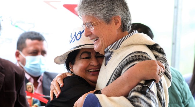 LA PROVINCIA DE BOLÍVAR RECIBIÓ AL PRESIDENTE LASSO Y ANUNCIÓ OBRAS PARA MEJORAR LA RED VIAL