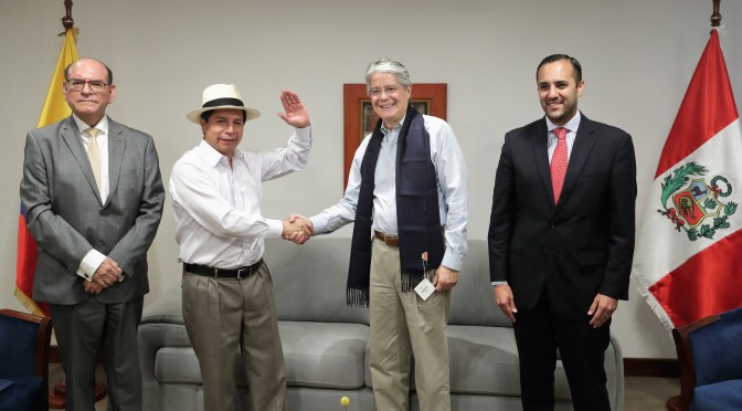 <strong>ECUADOR Y PERÚ FORTALECEN RELACIONES BILATERALES EN GABINETE BINACIONAL</strong><strong></strong>