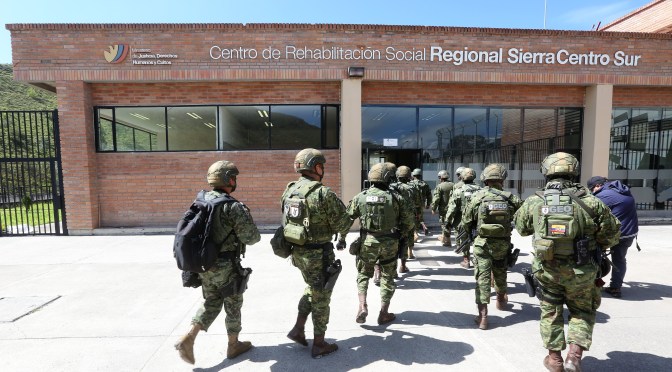 <strong>EL GOBIERNO RATIFICA TENER EL CONTROL Y LA SEGURIDAD EN EL CENTRO DE PRIVACIÓN DE LIBERTAD AZUAY N° 1</strong>