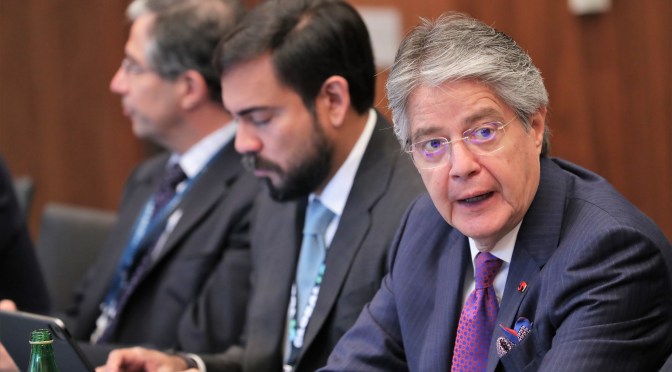 <strong>EL PRESIDENTE LASSO PRESENTÓ AL ECUADOR DE LAS OPORTUNIDADES EN EL IV FORO EMPRESARIAL DE LAS AMÉRICAS</strong>