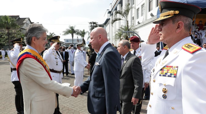 <strong>PRESIDENTE LASSO VOLVIÓ A RATIFICAR EL APOYO DEL GOBIERNO AL FORTALECIMIENTO DE LA FUERZA NAVAL</strong><strong></strong>