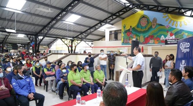MERCADO DE SOLANDA RECIBIÓ OBRAS DEL MUNICIPIO DE QUITO
