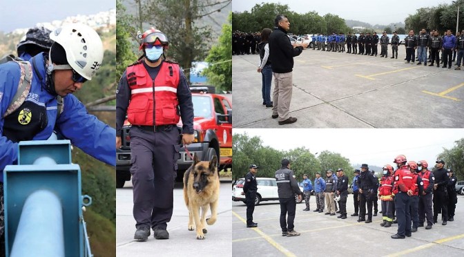 EQUIPOS TÁCTICOS DE LA POLICÍA NACIONAL CONTINÚAN CON LA BÚSQUEDA DE MARÍA BELÉN BERNAL