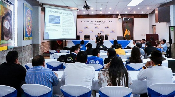 <strong>CNE CAPACITA A SUS FUNCIONARIOS SOBRE PROCEDIMIENTOS Y APLICATIVOS INFORMÁTICOS PARA LAS ELECCIONES 2023</strong>