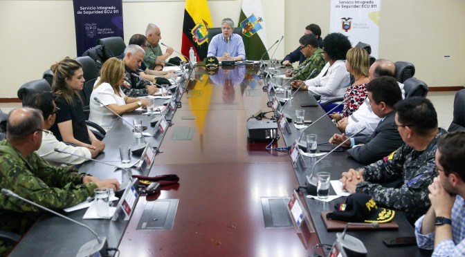 <strong>PRESIDENTE LASSO LIDERÓ LAS ACCIONES DE SEGURIDAD EN ESMERALDAS</strong>