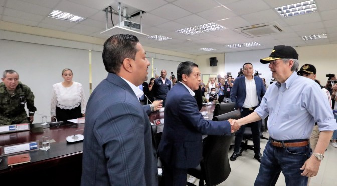 <strong>LASSO COORDINÓ LAS ACCIONES DE SEGURIDAD EN SANTO DOMINGO DE LOS TSÁCHILAS</strong>