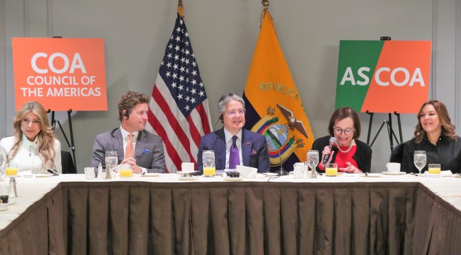 ECUADOR IMPULSA OPORTUNIDADES PARA INVERSIÓN EXTRANJERA A EMPRESARIOS NORTEAMERICANOS