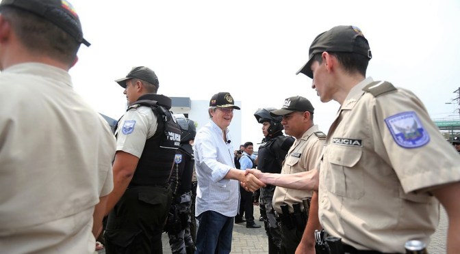 PRESIDENTE LASSO REAFIRMÓ SU COMPROMISO PARA FORTALECER A LAS FUERZAS DEL ORDEN Y RECONOCIÓ SU ESFUERZO