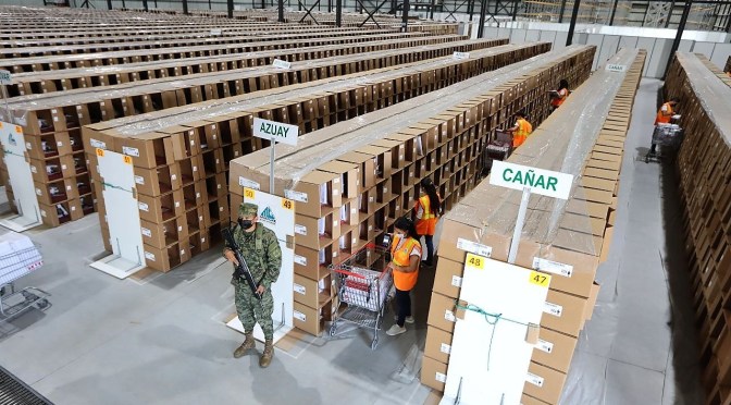 BAJO ESTRICTOS CONTROLES DE CALIDAD Y SEGURIDAD, CNE CUMPLE CON INTEGRACIÓN DE PAQUETES ELECTORALES