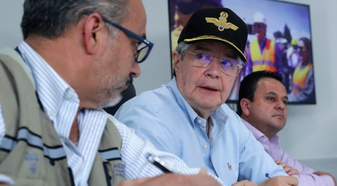 PRESIDENTE LASSO VISITÓ ATACAMES Y ENTREGÓ RECURSOS PARA AGUA POTABLE Y ALCANTARILLADO