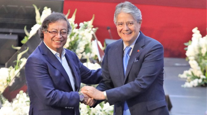 LASSO Y PETRO ACORDARON FORTALECER LA SEGURIDAD EN EL XI GABINETE BINACIONAL