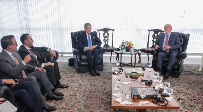 ECUADOR Y BRASIL AFIANZAN SUS RELACIONES BILATERALES