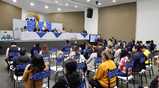 CNE INSTALÓ AUDIENCIA PÚBLICA DE ESCRUTINIO DE LAS ELECCIONES 2023