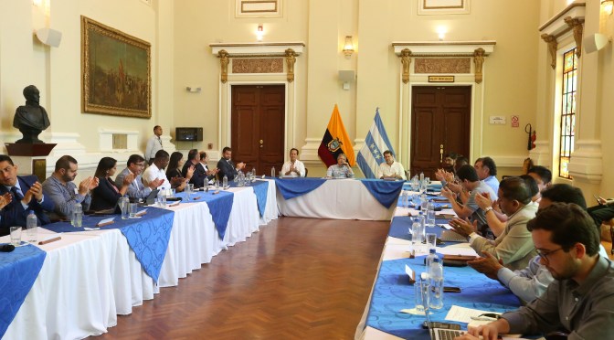 EL PRESIDENTE LASSO SE REUNIÓ CON LOS GOBERNADORES