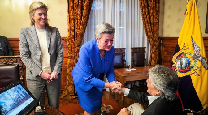 ECUADOR FORTALECE LA COOPERACIÓN CON BÉLGICA Y LA COMUNIDAD EUROPEA PARA ENFRENTAR AL NARCOTRÁFICO Y AL CRIMEN ORGANIZADO