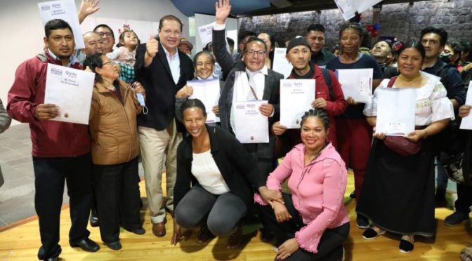 103 FAMILIAS RECIBIERON SUS TÍTULOS DE PROPIEDAD