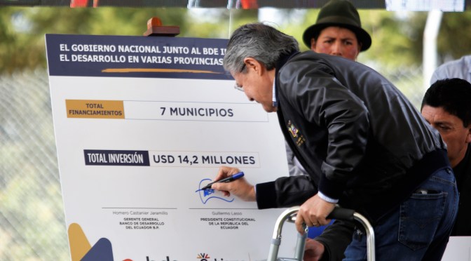 EL GOBIERNO GARANTIZA LA DOTACIÓN DE AGUA POTABLE Y ALCANTARILLADO