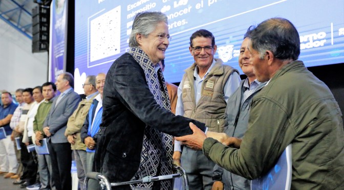 “ESTA LEY ESTABLECE CLARAMENTE LA NO PRIVATIZACIÓN DEL AGUA” DICE PRESIDENTE GUILLERMO LASSO