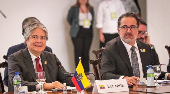 PRESIDENTE LASSO PROPONE “LA INTEGRACIÓN DE AMÉRICA DEL SUR PARA PROSPERAR EN PAZ Y EN TRANQUILIDAD”