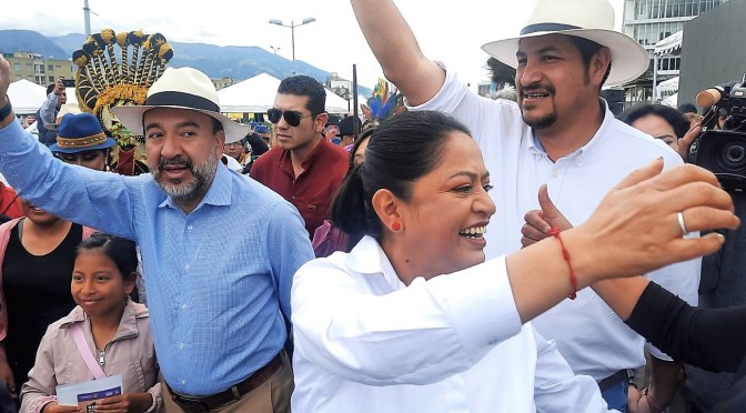 PAOLA PABÓN SE POSESIONÓ EN EL SUR DE QUITO CON UNA FERIA DEL EMPRENDIMIENTO