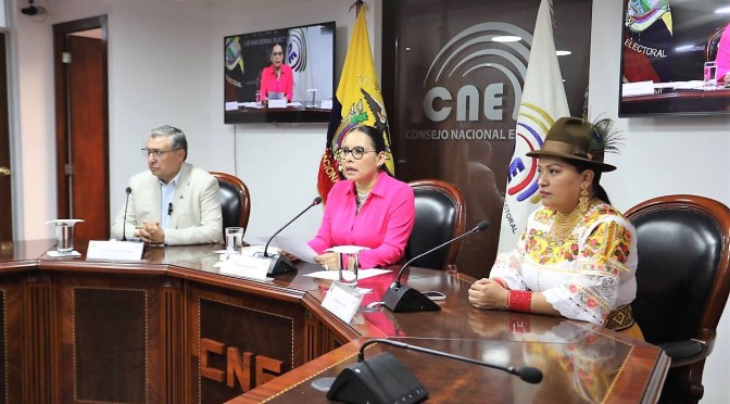 CNE APLICARÁ LA PARIDAD EN BINOMIOS PRESIDENCIALES Y EL 50% DE ENCABEZAMIENTO DE MUJERES EN LISTAS PLURIPERSONALES