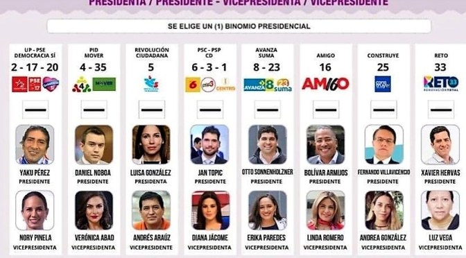 ESTA SERÍA LA PAPELETA DE LAS ELECCIONES ANTICIPADAS 2023