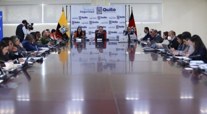 COE-METROPOLITANO DE QUITO DEFINE ACCIONES ANTE LOS PRÓXIMOS EVENTOS CLIMÁTICOS