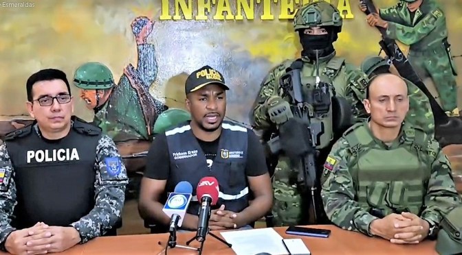 EL COMITÉ DE SEGURIDAD PROVINCIAL DE ESMERALDAS ANUNCIÓ MEDIDAS PARA PROTEGER A LA CIUDADANÍA