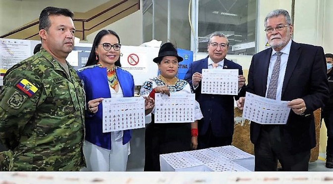 AVANZA LA IMPRESIÓN DE LAS PAPELETAS PARA LAS ELECCIONES ANTICIPADAS 2023