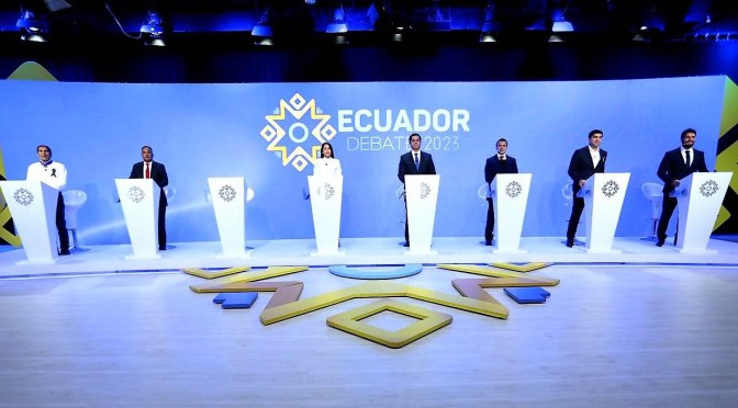 ECUADOR DEBATE 2023 DEJO MÁS DUDAS QUE CERTEZAS