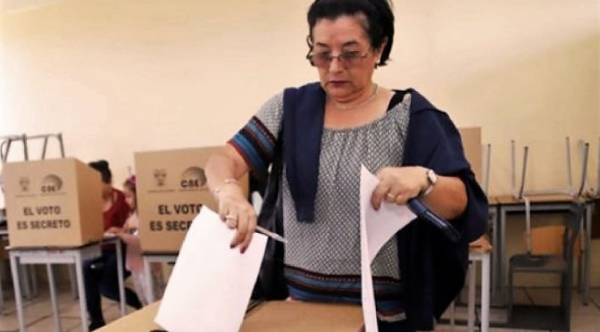 CNE APROBÓ EL DISEÑO DE LA PAPELETA DEL BINOMIO PRESIDENCIAL DE LA SEGUNDA VUELTA ELECTORAL DEL 15 DE OCTUBRE 2023