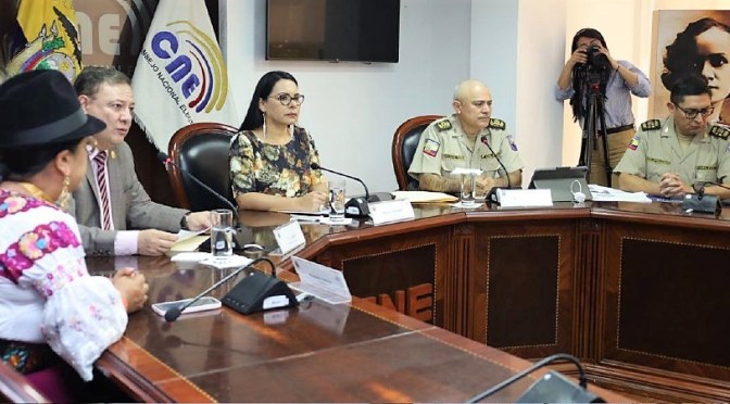 CNE Y MINISTERIO DEL INTERIOR COORDINAN PLAN DE SEGURIDAD PARA LAS ELECCIONES ANTICIPADAS 2023