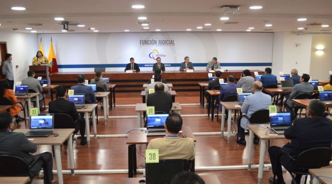 LOS POSTULANTES A JUECES DE LA CORTE NACIONAL DE JUSTICIA RINDIERON ELTEST PSICOLÓGICO