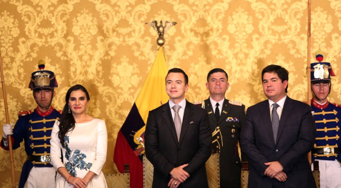 GABINETE DEL PRESIDENTE NOBOA CON MÁS PRESENCIA DE MUJERES Y JÓVENES