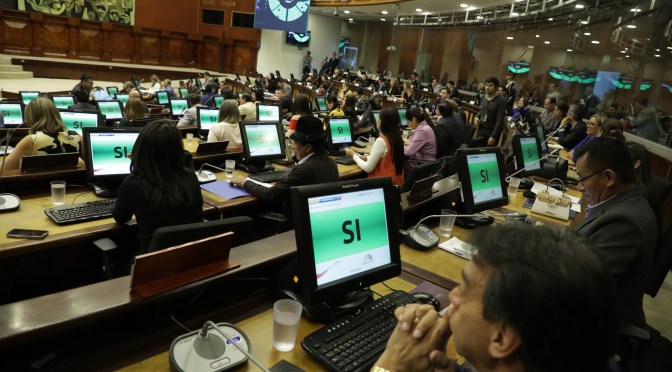 ASAMBLEA NACIONAL NO CENSURÓ A GUILLERMO LASSO