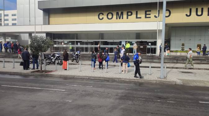 AMENAZA DE BOMBA EN EL COMPLEJO JUDICIAL NORTE