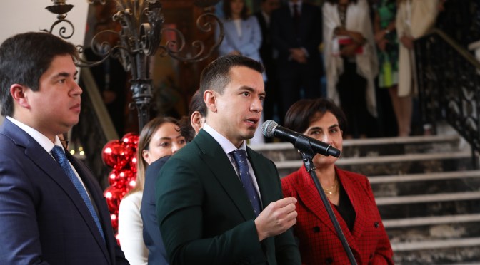 LA LEY DE EFICIENCIA ECONÓMICA ES UNA REALIDAD DIJO EL PRESIDENTE NOBOA