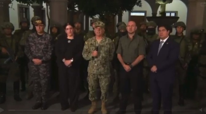 EL JEFE DEL COMANDO CONJUNTO DE LAS FUERZAS ARMADAS DIJO QUE “A PARTIR DE ESTE MOMENTO, TODO GRUPO TERRORISTA IDENTIFICADO EN EL DECRETO, SE HA CONVERTIDO EN UN OBJETIVO MILITAR”