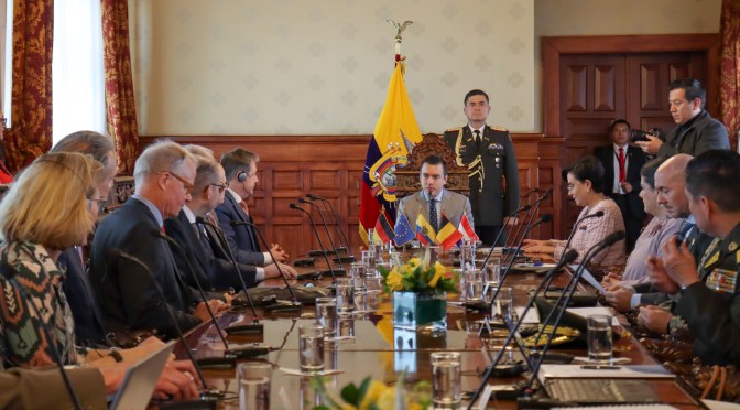 ECUADOR FIRMÓ EL MEMORANDO DE ENTENDIMIENTO CON BÉLGICA EN MATERIA DE SEGURIDAD PORTUARIA