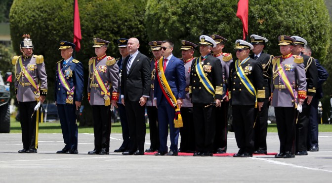 PRESIDENTE NOBOA PARTICIPÓ EN LA CEREMONIA POR LOS 195 AÑOS DE LA BATALLA DE TARQUI 