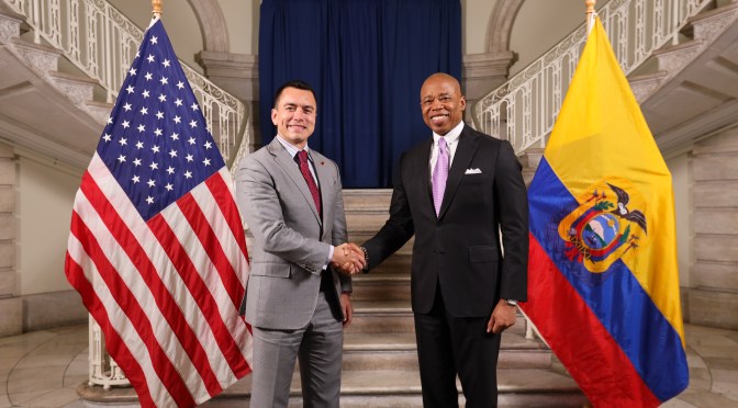 PRESIDENTE NOBOA IMPULSA COOPERACIÓN INTERNACIONAL EN SEGURIDAD Y MIGRACIÓN EN EE. UU