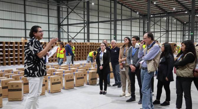 OBSERVADORES CONOCIERON AVANCES DE LA IMPRESIÓN DE PAPELETAS, DOCUMENTOS E INTEGRACIÓN DEL PAQUETE ELECTORAL