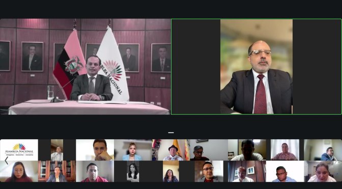 ASAMBLEA POSESIONÓ A RICARDO MORALES NUEVO DEFENSOR PÚBLICO GENERAL DEL ESTADO